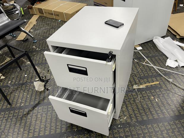 Modern Home Office 2 Drawer Vertical Metal Storage Cabinet · Photo 6