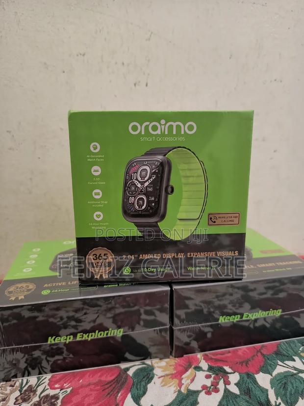 Oraimo Watch Nova N 2.5d Curved Glass Smart Watch · Photo 1