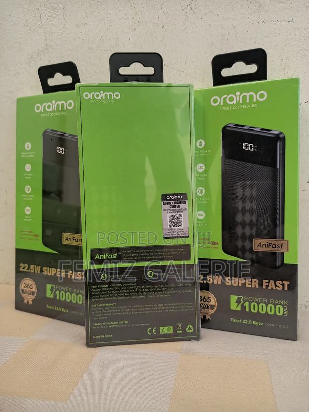 Oraimo Toast 22.5 Byte 10000mah 22.5w Power Bank · Photo 2