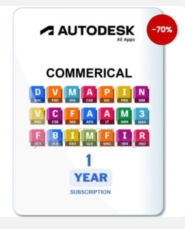Autodesk Commercial Use License All Products 1year Subscript · Photo 1