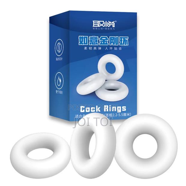 3pcs Thick Silicon Cock Ring · Photo 1