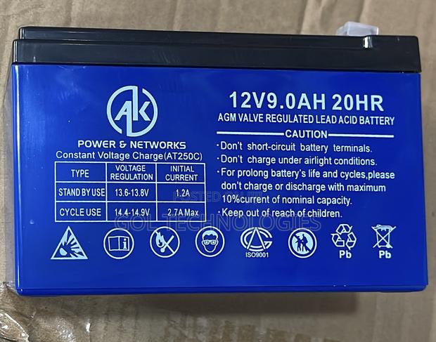 12v9ah Ups Battery 12v/9ah 20hrs Ak Original · Photo 1