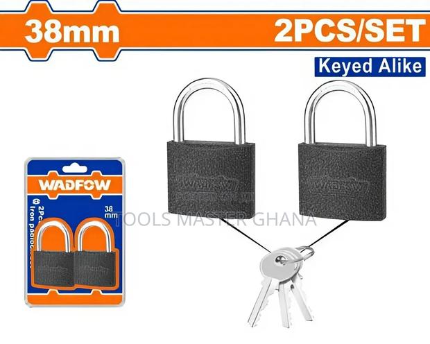 2pcs Key-alike Iron Padlock Set # Wpd5442 · Photo 1
