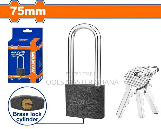 Long Shackle Iron Padlock # Wpd5575l · Photo 1