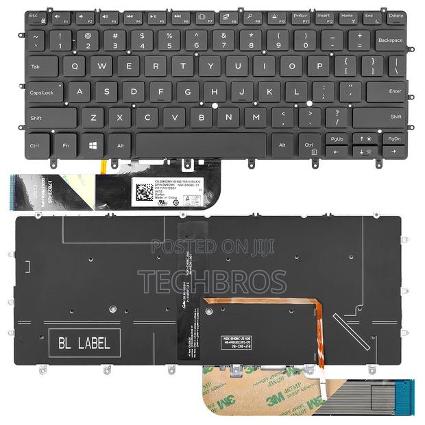 Oem Replacement Keyboard for Dell XPS 13 9380 9370 9305 7390 · Photo 1