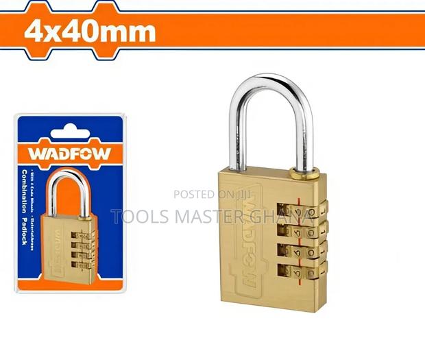 4 Digit Brass Combination Padlock # Wpd3444 · Photo 1