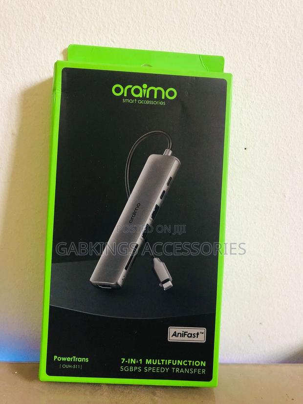 Oraimo Power Trans Usb-C Hub 7-in-1 Multi-Functional Adapter · Photo 1