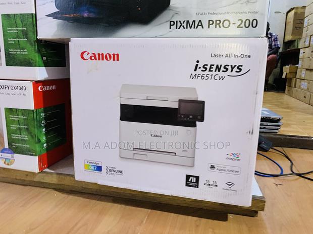 Canon I-Sensys Mf651cw Wireless Colour Multifunction Laser · Photo 1