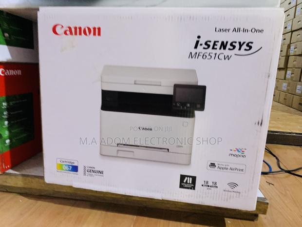 Canon Wireless Printer Mf 651 Cw Color Black White · Photo 1