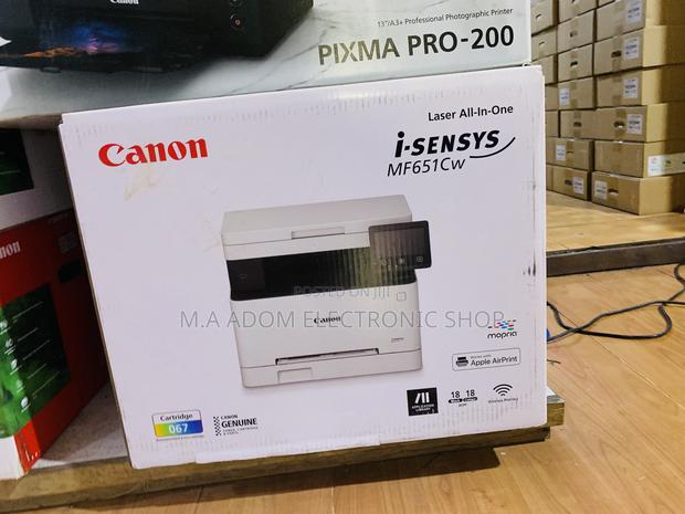 Wireless Smart Efficient Canon Mf 651cw Color Printer · Photo 1
