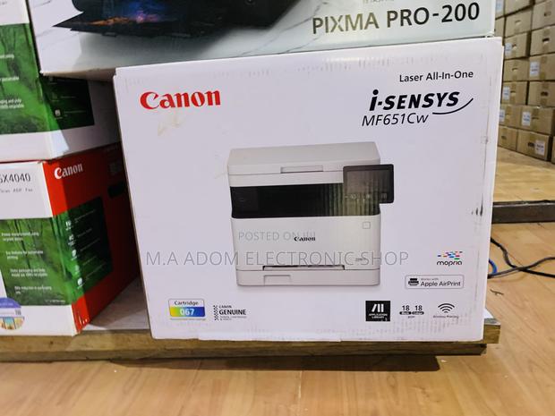 With LCD Touchscreen Displays Canon Isensys Mf651cw Printer · Photo 2