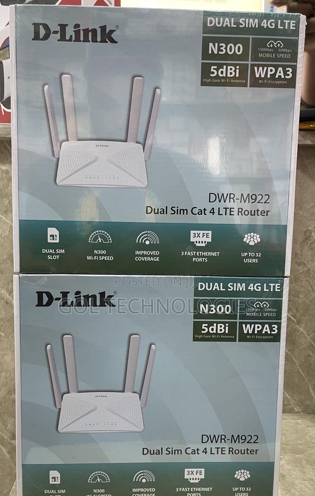 Dlink 4g Universal Wireless N300 Dual Sim 4g Lte Router · Photo 2