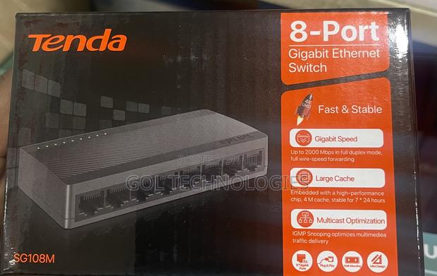 8-Port Gigabit Desktop Switch Sg108m Ethernet Switch · Photo 1
