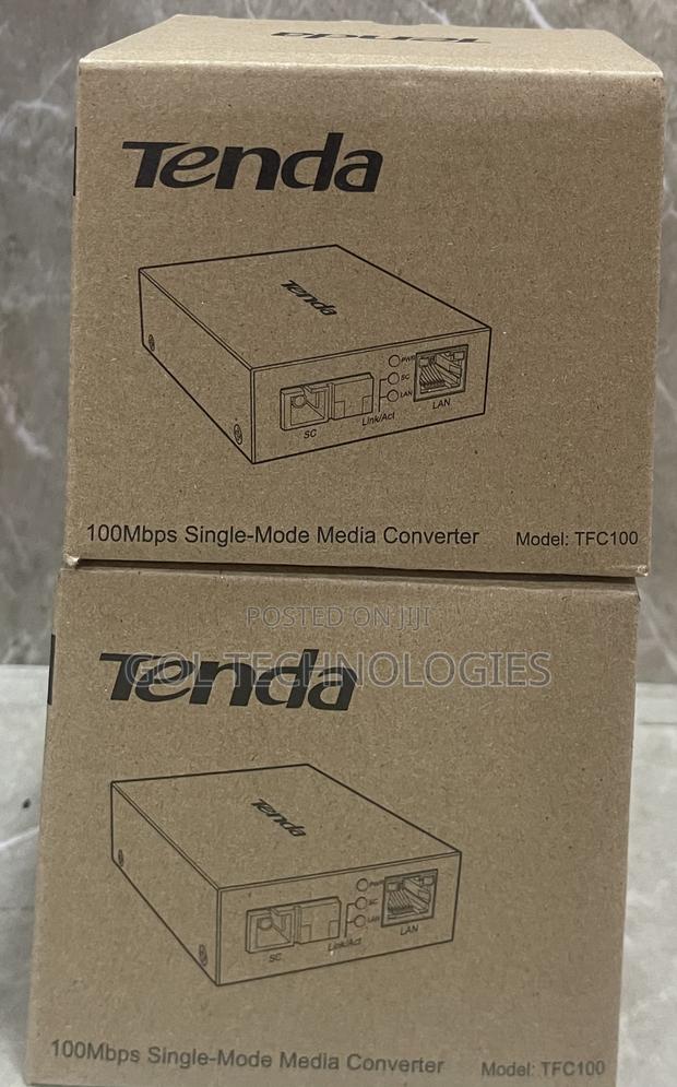 Fiber Media Converter Single Mode a B Tenda Tfc100 a B · Photo 5
