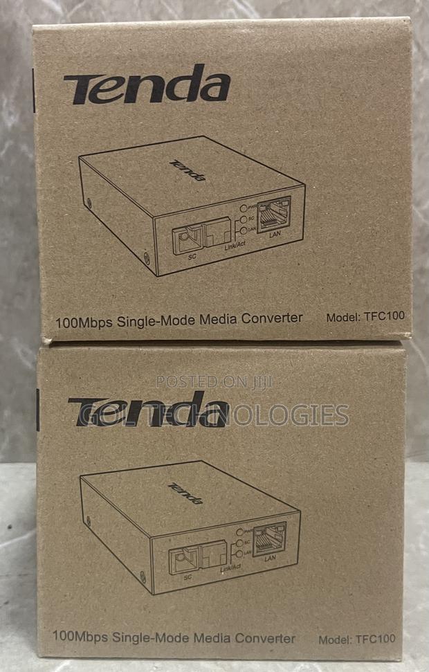 Fiber Media Converter Single Mode a B Tenda Tfc100 a B · Photo 6