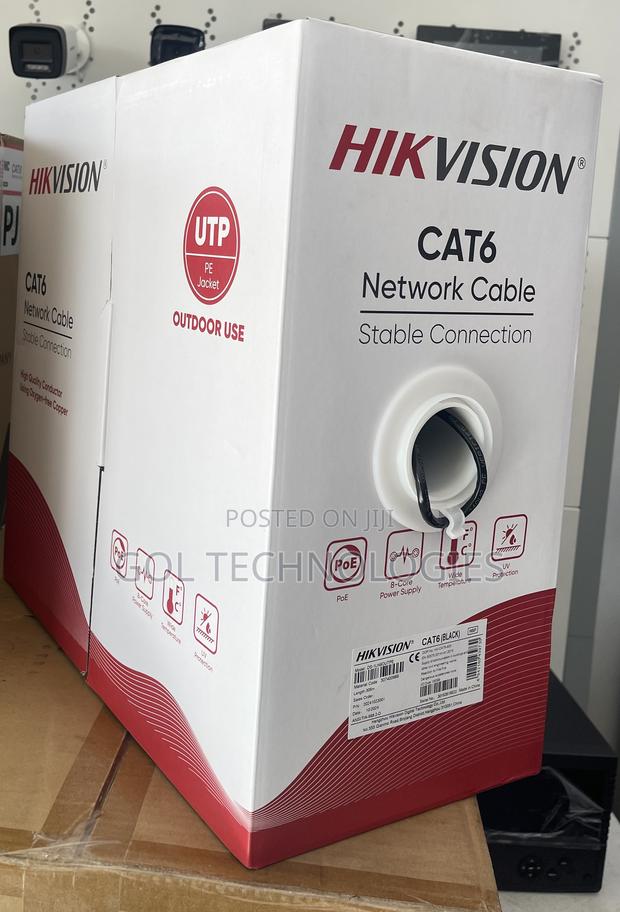 Hikvision Pure Copper Cat6 Cable Ds-1ln6outpe Full Copper · Photo 1
