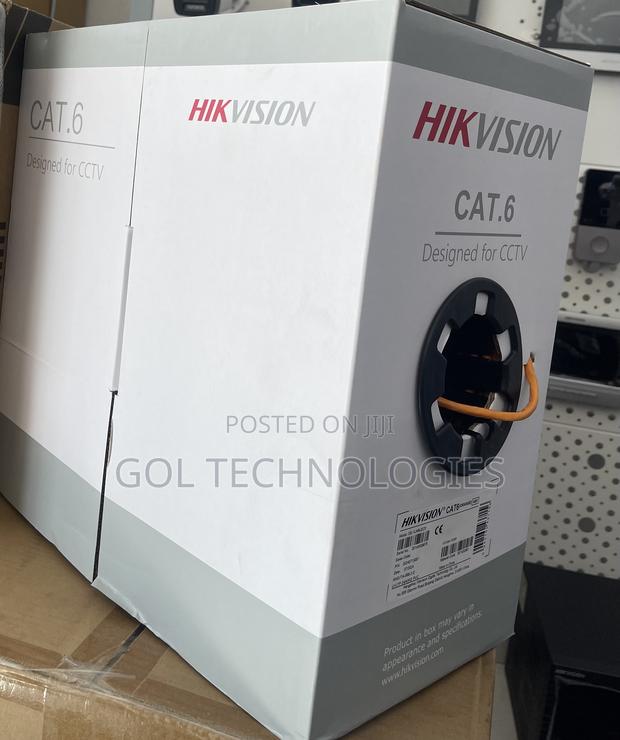 Hikvision Full Copper Cable 305m Ds-1ln6uzc0 100% Cpper Cat6 · Photo 1
