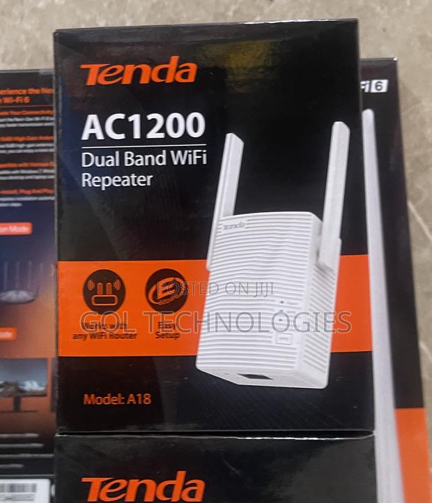 Wifi Range Extender Tenda Ac1200 A18 Dual Band Wifi Repeater · Photo 2