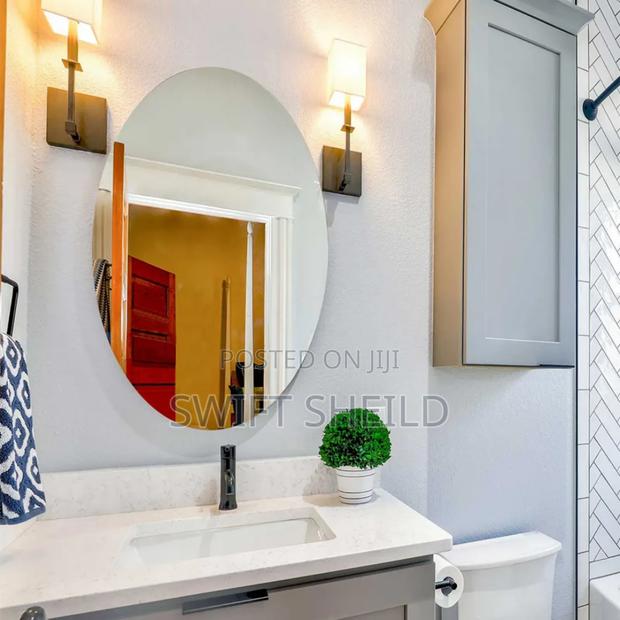 Oval Shape Acrelic Mirror Very Clear for Decor 60 X 40cm · Photo 2