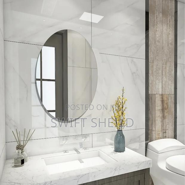 Oval Shape Acrelic Mirror Very Clear for Decor 60 X 40cm · Photo 3