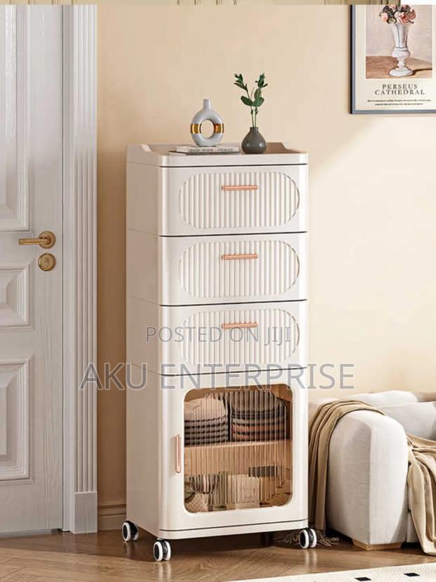 Draws Cabinet Plastic Drawer Storage Cabinets for Clothes · Photo 1