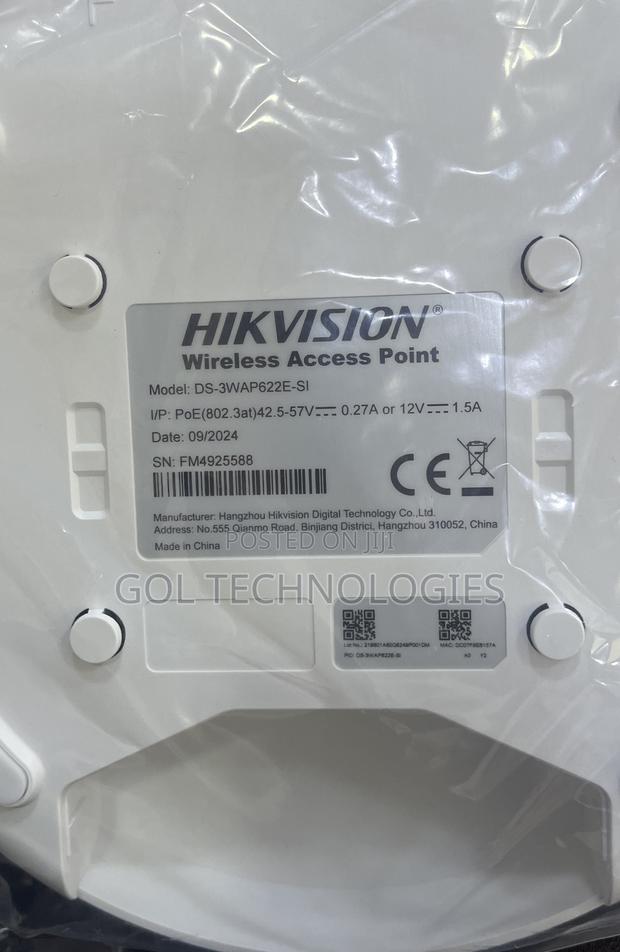Hikvision Wireless Access Point U6 or Wifi 6 Ds-3wap622e-Si · Photo 3