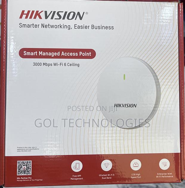 Hikvision Wireless Access Point U6 or Wifi 6 Ds-3wap622e-Si · Photo 1