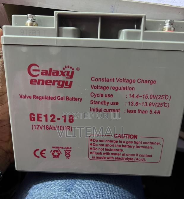 12v 18ah (10hr) Sealead Ups Battery, 12v 40ah Gel Battery · Photo 3