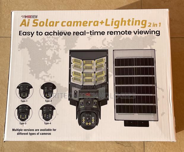 Hikview 4g Solar Street Ligh Camera Dual Lens (2 in 1) · Photo 1