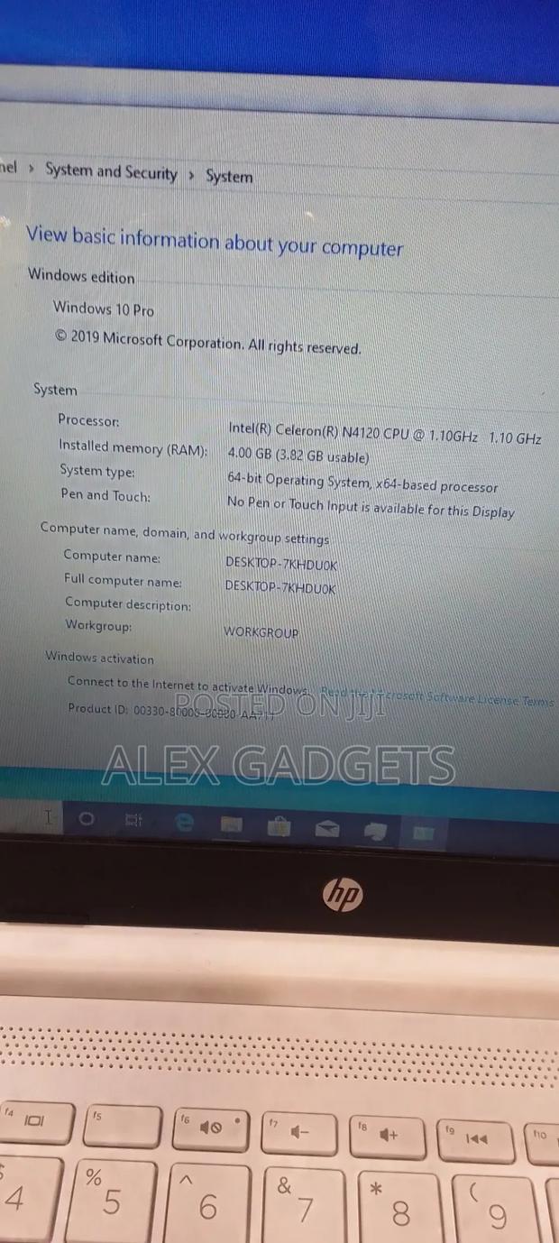 Laptop HP 4GB Intel Celeron HDD 60GB · Photo 2