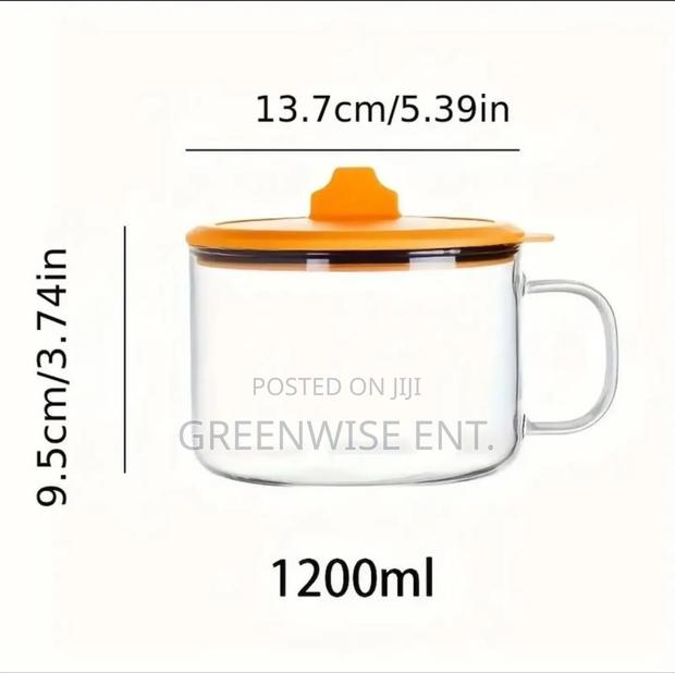 High Borosilicate Glass Bento Box With Lid Handle · Photo 5