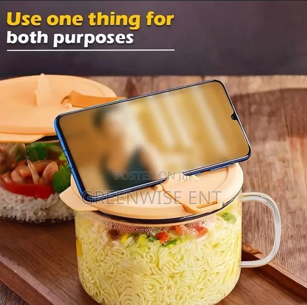 High Borosilicate Glass Bento Box With Lid Handle · Photo 3