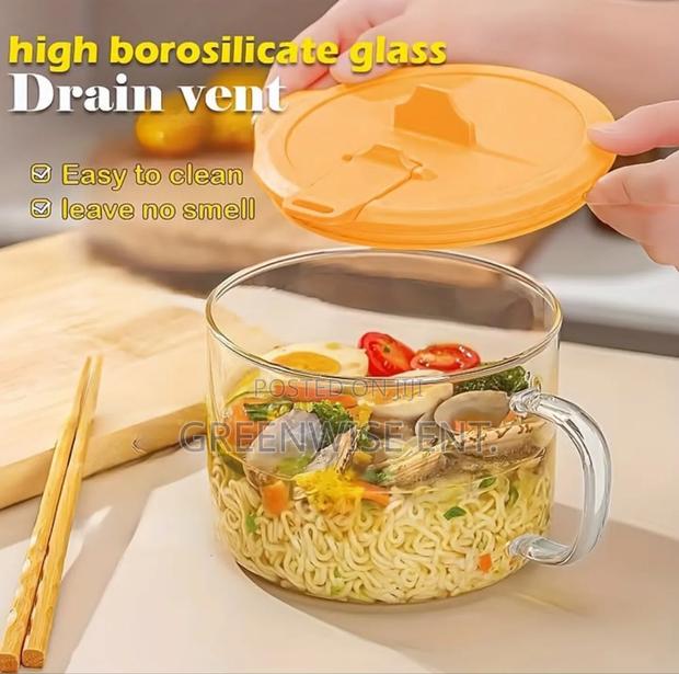 High Borosilicate Glass Bento Box With Lid Handle · Photo 4
