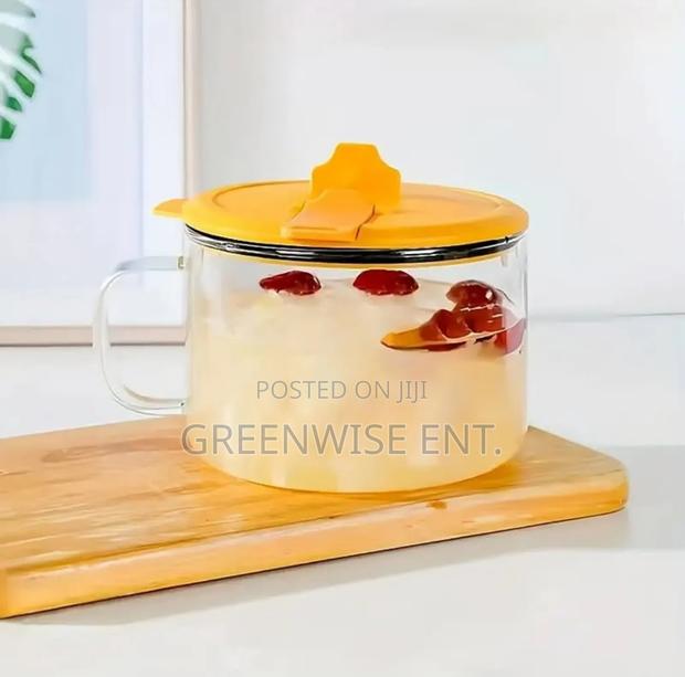 High Borosilicate Glass Bento Box With Lid Handle · Photo 1