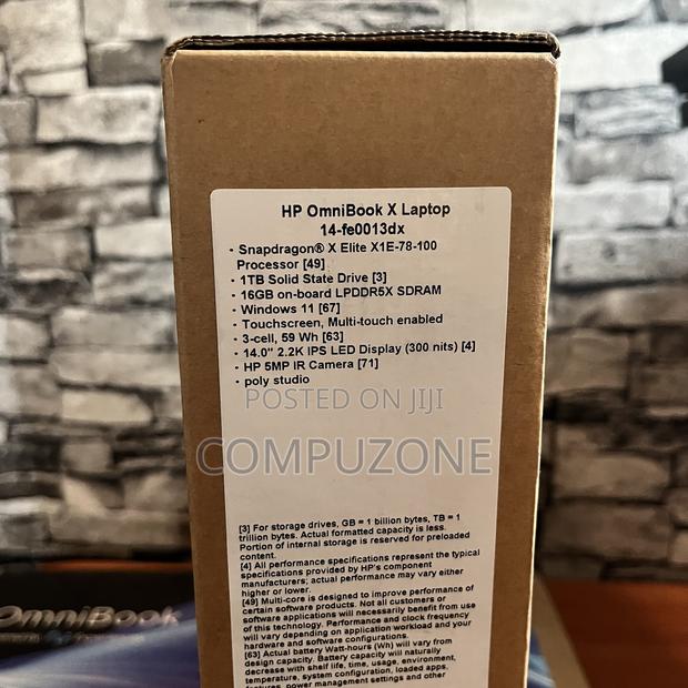 New HP OmniBook X Laptop 14-fe0097nr 16GB Qualcomm Snapdragon X Elite · Photo 3