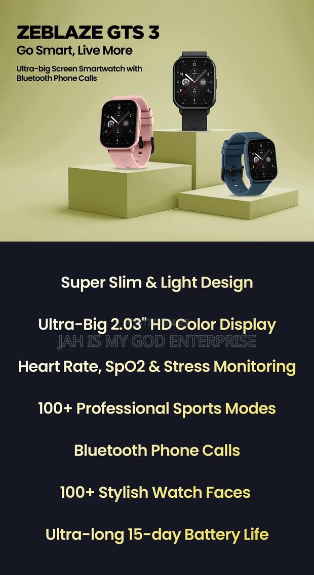 Zeblaze Gts 3 Waterproof Smartwatch · Photo 4