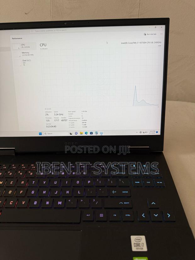 Laptop HP Omen 17t 16GB Intel Core i7 SSHD (Hybrid) 1T · Photo 5