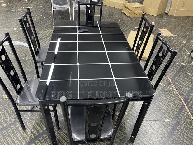 Glass Dining Table With Six Chairs · Photo 6