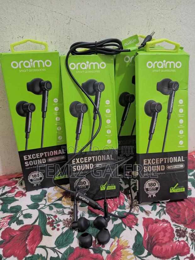 Oraimo Thor Half in-Ear Wired Earphones · Photo 1
