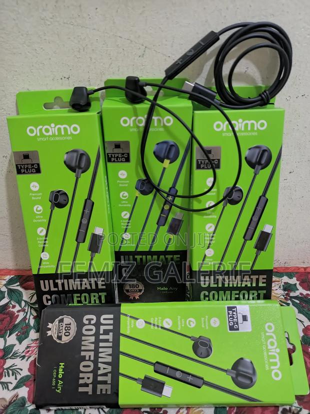 Oraimo Halo Airy Type-C Half in-Ear Wired Headphones · Photo 2