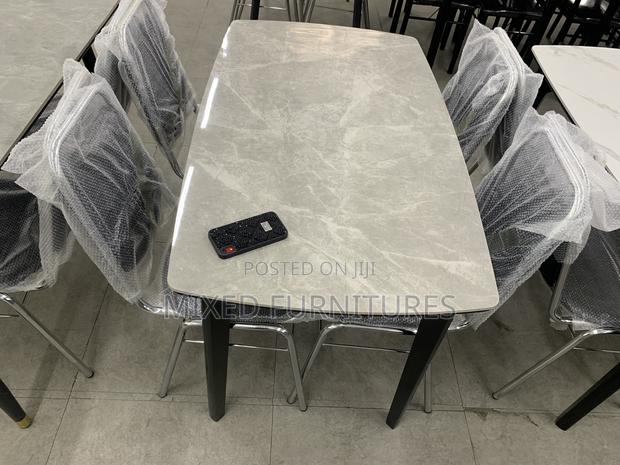 Marble Dining Table With Chairs (Strong and Firm) · Photo 1