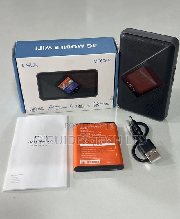Lsun 4g Mobile Wifi Mf605v, Lsun 4g/5g Universal Mifi Wi-Fi6 · Photo 2