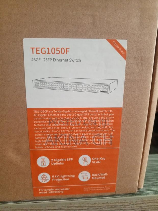 Tenda 48 Port Unmanaged Ethernet Switch Teg1050af · Photo 1