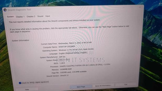Laptop Dell XPS 15-9570 16GB Intel Core i7 SSHD (Hybrid) 1T · Photo 5