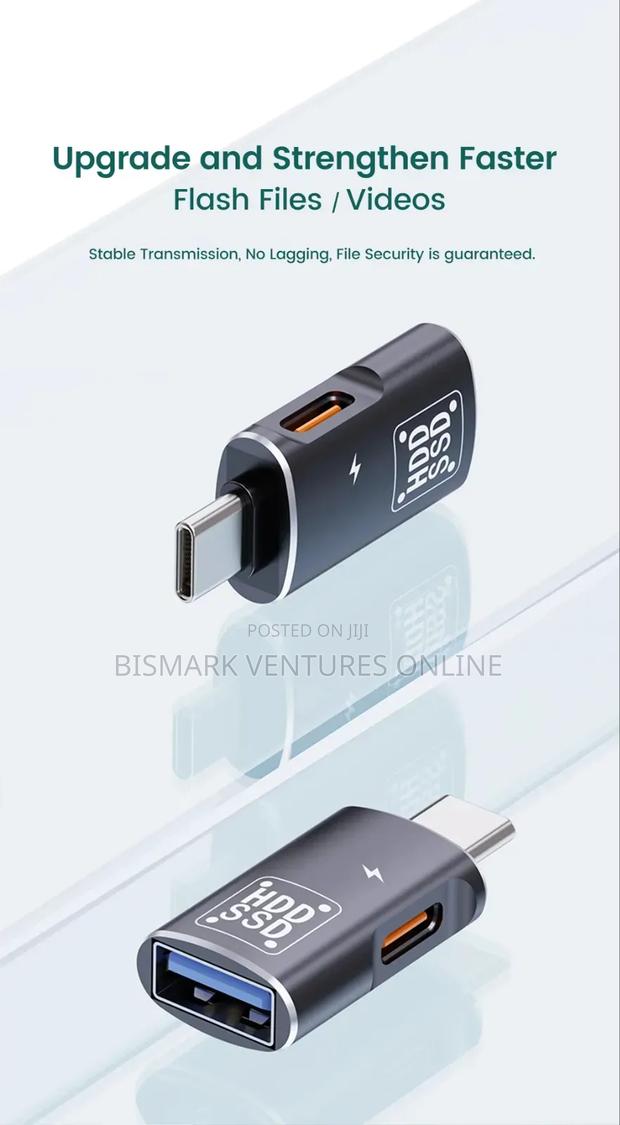 2in1 Usb-C Type-C to Usb 3.0 Female Otg Dc Power Adapter · Photo 6