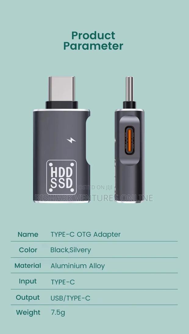 2in1 Usb-C Type-C to Usb 3.0 Female Otg Dc Power Adapter · Photo 8