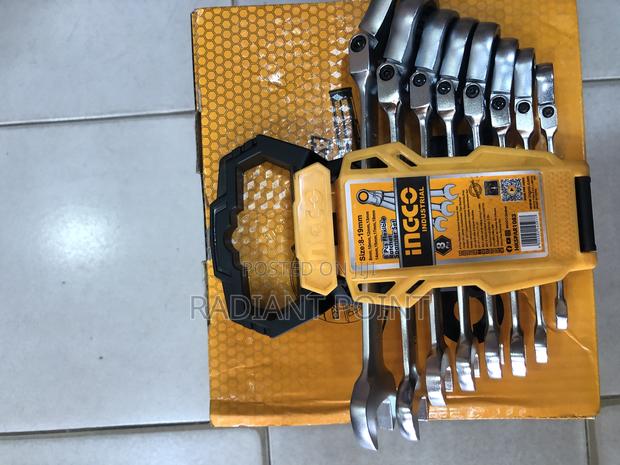 Ingco Flexible Ratchet Spanner Set (8pcs) · Photo 1
