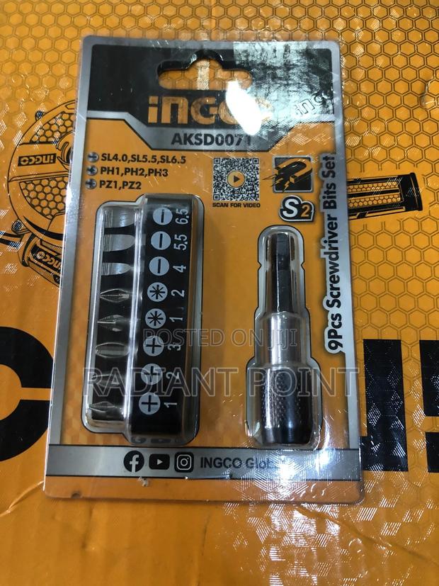 Ingco Screwdriver Bits Set (9pcs) · Photo 2