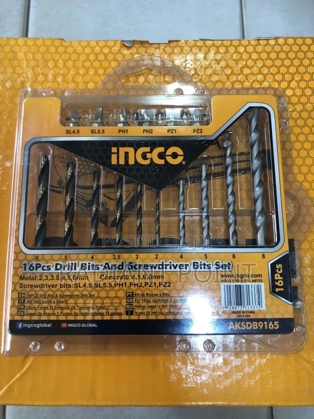 Ingco Drill Bits and Screwdriver Bits Set · Photo 1
