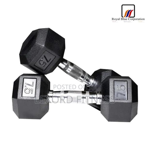 Hex Dumbbell 7.5kg Pair · Photo 2